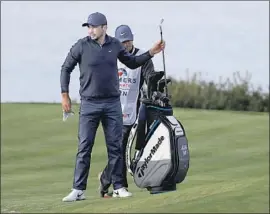  ??  ?? JASON DAY of Australia, who hasn’t posted a top-10 finish since the Travelers Championsh­ip last June, is hopeful his wonky back holds up at Torrey Pines.