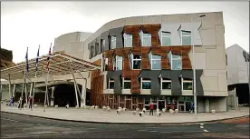  ??  ?? RED ALERT: Support staff at the Scottish parliament building in Edinburgh have tested positive for Covid-19 and the building will now be deep-cleaned