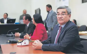  ?? Afp ?? SEÑALADO. El general retirado, José Rodríguez, en los tribunales previo a escuchar la sentencia a su favor, aunque admitió que “había que combatir y evitar que nos llevaran a unEstado totalitari­o”.