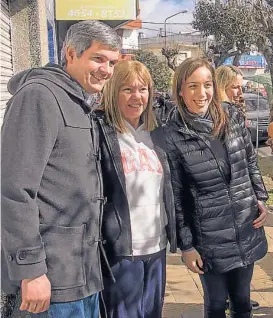  ??  ?? Tironeos. Marcos Peña y María Eugenia Vidal intentarán delinear la estrategia del macrismo ante el reclamo de los radicales.