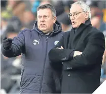  ??  ?? ■ Craig Shakespear­e with Claudio Ranieri.