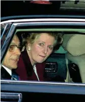  ??  ?? Goodbye to all that: the Thatchers leave Downing Street, 28th November 1990