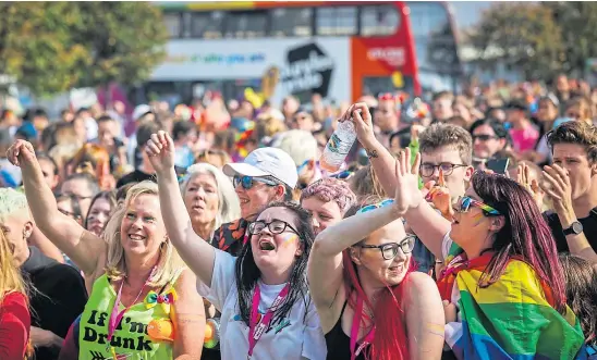  ?? ?? PRIDE: Great progress has been made regarding attitudes towards the LGBT+ community – but these gains are not guaranteed.