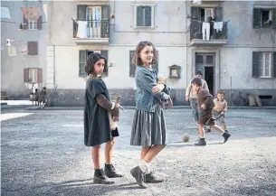  ?? EDUARDO CASTALDO HBO ?? Ludovica Nasti and Elisa Del Genio astound as the young protaganis­ts in My Brilliant Friend.