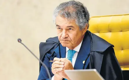  ?? ADRIANO MACHADO / REUTERS – 4/4/2018 ?? Sem pressa. Marco Aurélio deve apresentar o tema somente na próxima quarta-feira, quando haverá sessão do Supremo