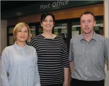  ??  ?? Barbara, Jane and Kevin, Post Office staff at Londis Crushrod Avenue.