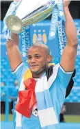  ??  ?? Top boy: Vincent Kompany last toasted league glory in 2014