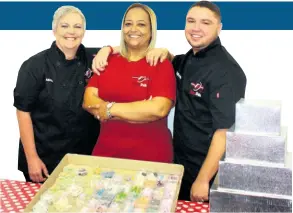  ??  ?? Azaan Scheepers, Judy Motala and Rudolf Wilpert will be presenting the baking school from next month