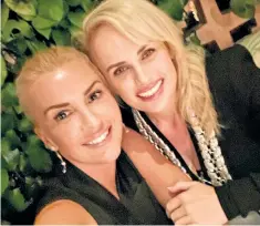  ?? ?? Rebel Wilson, right, posted a picture of herself with Ramona Agruma on Instagram