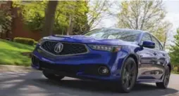  ?? ACURA ?? The 2018 Acura TLX has a feeling of refinement that one expects in the luxury segment. It’s quiet and unexpected­ly smooth.