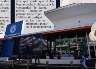  ?? RAFAEL PACHECO ?? Este jueves solo faltaban de vacunar siete funcionari­os.