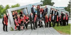  ?? Foto: Timo Eger ?? Der Kammerchor Schwabmünc­hen bereitet sich auf sein Konzert in der Stadthalle vor.