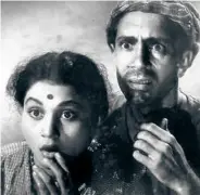  ?? ?? A STILL FROM DO BIGHA ZAMIN featuring Balraj Sahni and Nirupa Roy.