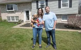  ?? Pam Panchak/Post-Gazette ?? Mike and Laura Miller’s West Mifflin home sold in about six hours and for $20,000 more than their asking price.