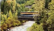  ?? Rocky Mountainee­r ?? The Rocky Mountainee­r is shown in Albert Canyon in British Columbia.