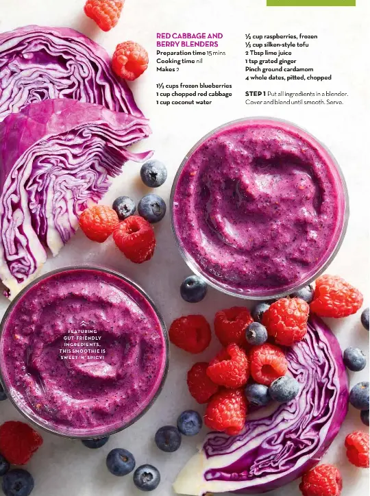 RED CABBAGE AND BERRY BLENDERS PressReader