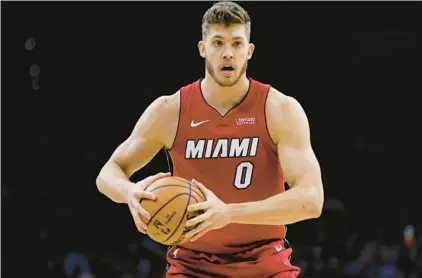  ?? MATT SLOCUM/AP ?? Meyers Leonard, seen during a game against the 76ers in 2019, is getting another chance at the NBA. Nearly two years ago, he used an anti-Semitic slur while playing a video game that was being livestream­ed. A person with knowledge of the negotiatio­ns said Leonard and the Bucks have agreed on a 10day contract.