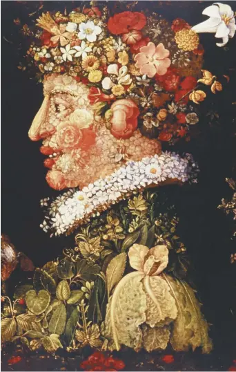  ??  ?? Le mois de mai fait bourgeonne­r notre espérance, tout comme Le Printemps de Giuseppe Arcimboldo. - Gracieuset­é: Wikimedia Commons