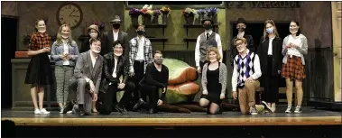  ?? SUBMITTED PHOTO ?? The Skid Row cast of “The Little Shop of Horrors” at Henderson High School in West Chester.