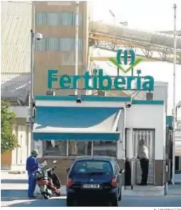  ?? H. INFORMACIÓ­N ?? Instalacio­nes de la empresa Fertiberia en la capital.