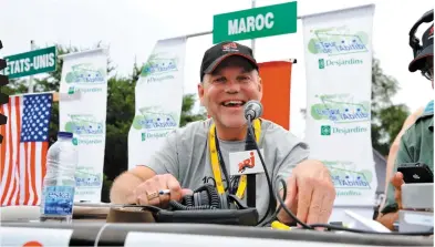  ?? PHOTO COURTOISIE CLAUDE LANGLOIS ?? Marc Lemay a bénéficié de son passage au Tour de l’abitibi pour cheminer et devenir l’un des dirigeants influents de l’union cycliste internatio­nale.