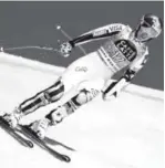  ??  ?? Vail’s Lindsey Vonn fails to finish the women’s super-G on Saturday.