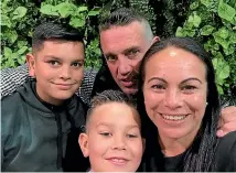  ?? ?? Victoria Campbell, her husband Brett, and sons Tu¯mai, 15, and Ta¯wera, 12, have bought a slice of dark sky paradise near Twizel.