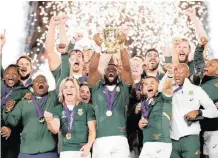  ??  ?? SIYA Kolisi’s Springbok team delivered their most clinical performanc­e at the tournament when they took on the English, who were billed as the favourites, and turned the match into a one-sided contest at the Rugby World Cup in Yokohama, Japan. | ANA Archives