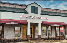  ?? SUBMITTED ?? Face to Face Spa will have a ribbon-cutting April 17at its newest location at The Promenade at Crocker Park in Westlake.
