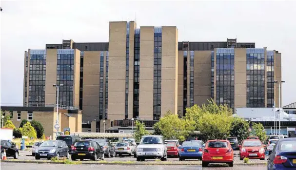  ??  ?? COMPLAINTS: NHS Highlands claims it has been underfunde­d by £8.5million – leaving hospitals like Raigmore in Inverness short of resources