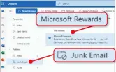  ?? ?? Is Microsoft spamming its own users? Outlook’s Junk Mail filter clearly thinks so