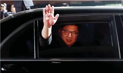  ?? Photograph: Reuters ?? Kim Jong-un told South Korea there was no need for North Korea to have nuclear weapons if relations with the US improved.