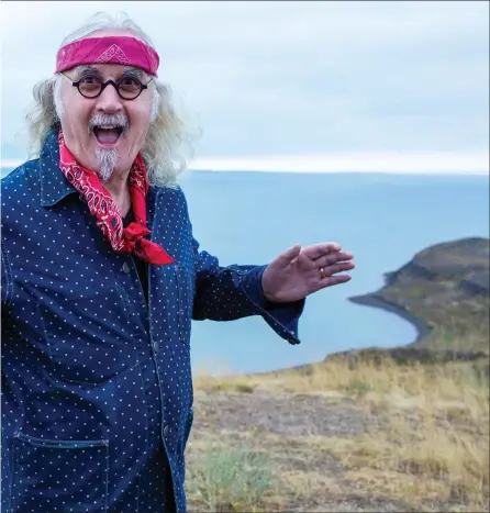  ??  ?? Sir Billy Connolly’s book comprises stand-up routines and stories from throughout his career; below Paul Merton