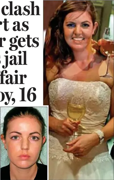  ??  ?? Lauren Cox: She gave the boy sweets Wedding day: Teacher married while grooming the boy