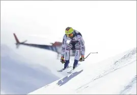  ??  ?? Le Niçois hier matin sur la piste de Saalbach : toujours aussi régulier.