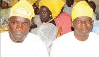  ??  ?? L-R: Musiliu Olalekan and Feyi Folajin