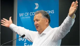  ?? Phto / File ?? Regional Economic Developmen­t Minister Shane Jones has allocated $9.9m to Westland Milk.