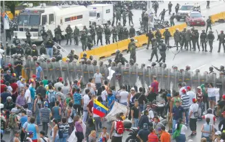  ?? EFE ?? Venezuela vive un clima de inestabili­dad política y crisis económica.