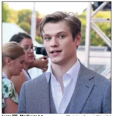  ?? (Photo Jean-François Ottonello) ?? Lucas Till, MacGyver ..