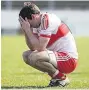  ??  ?? PAINFUL Derry suffered consecutiv­e relegation­s