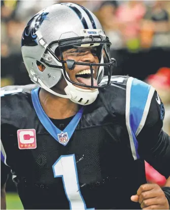 ?? DERICK E. HINGLE, USA TODAY SPORTS ?? The Panthers likely will be looking for running back help to ease the rushing burden on quarterbac­k Cam Newton.