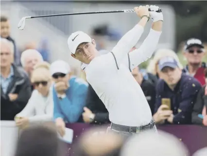  ??  ?? 2 Rory Mcilroy tees off during his last Scottish Open appearance at Dundonald Links in 2017. The world No 4 will be one of the star attraction­s when the tournament is hosted by The Renaissanc­e Club in East Lothian this July.