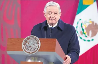  ?? I AFP ?? “Como siempre, soy optimista”, dijo en Twitter López Obrador sobre su salud.