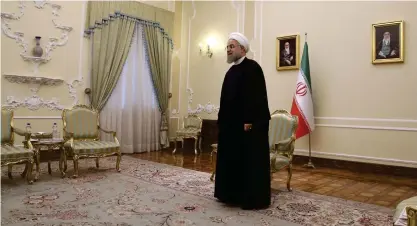  ?? FOTO: AP/TT/VAHID SALEMI ?? ■
Irans president Hassan Rohani.