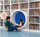  ??  ?? The Picture Book Reading Hall in the Guangzhou Library is the most popular part of the institutio­n. It is often overcrowde­d during holidays and on weekends. Many children and parents sit directly on the floor to read, and a long line can frequently be found outside the door. VCG