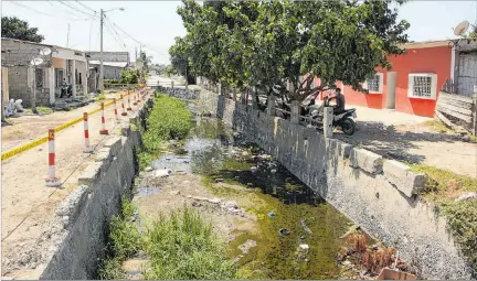  ?? JOFFRE LINO / EXPRESO ?? Barrio Jaime Roldós. Este es uno de los puntos afectados, pero también el primero que será intervenid­o por las autoridade­s.