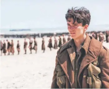  ?? FOTO: PROMOCIONA­L ?? ►► Fionn Whitehead, uno de los protagonis­tas de Dunkerque.