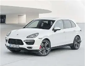  ??  ?? Porsche Cayenne. Este mdoelo dobló las ventas del fabricante alemán.