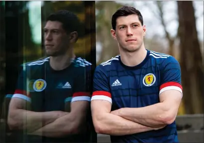  ??  ?? Scott McKenna is hoping to earn his place as one of the first names on Steve Clarke’s team sheet