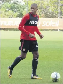  ?? (Photo C.R.) ?? Hier matin, Mbappé a peut-être disputé son dernier entraîneme­nt ouvert aux médias à La Turbie.